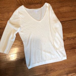 Cream NY&Co Sweater
